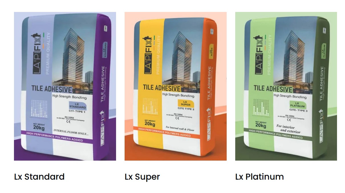 Lapifix: Leading Manufacturer and Exporter of Adhesives and Grouts
