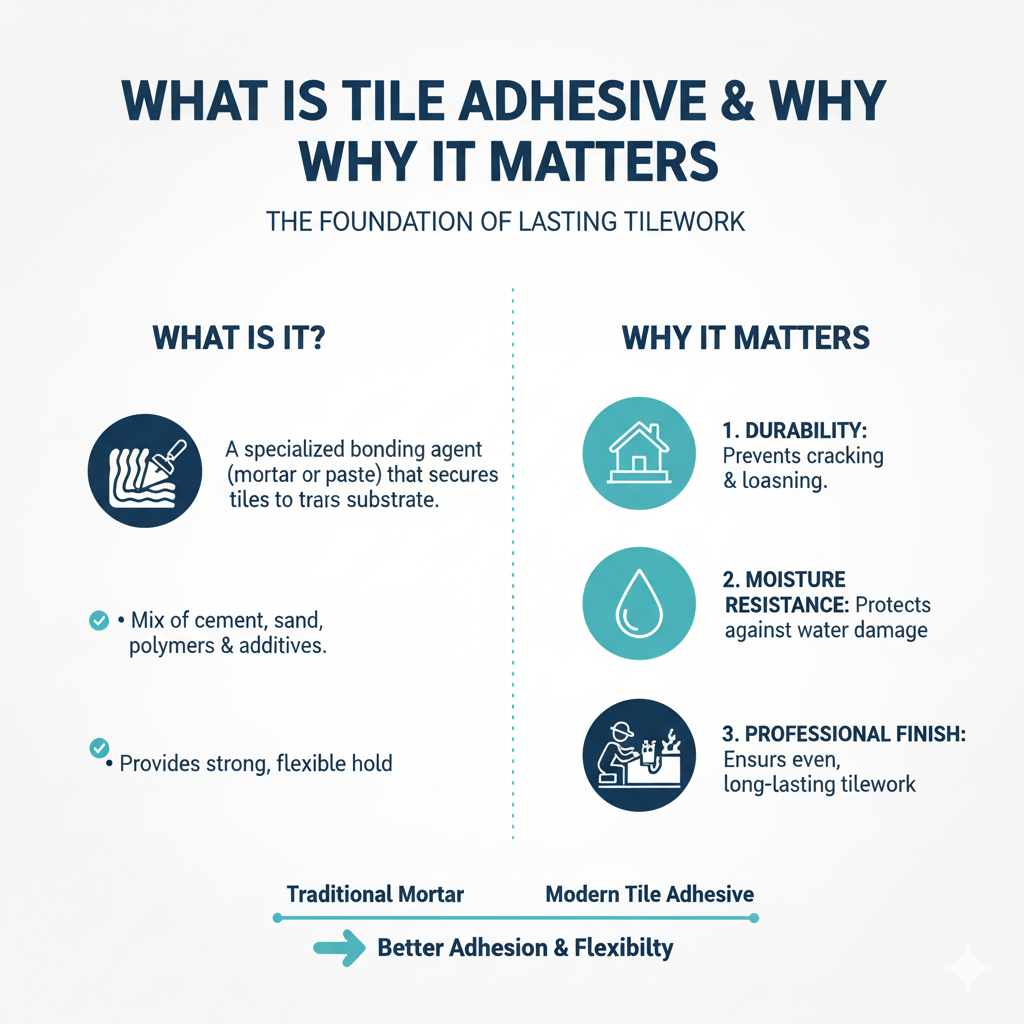 What is Tile Adhesive & Why It Matters