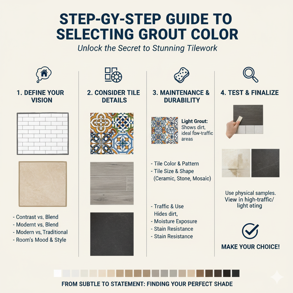 Step-by-Step Guide to Selecting Grout Color