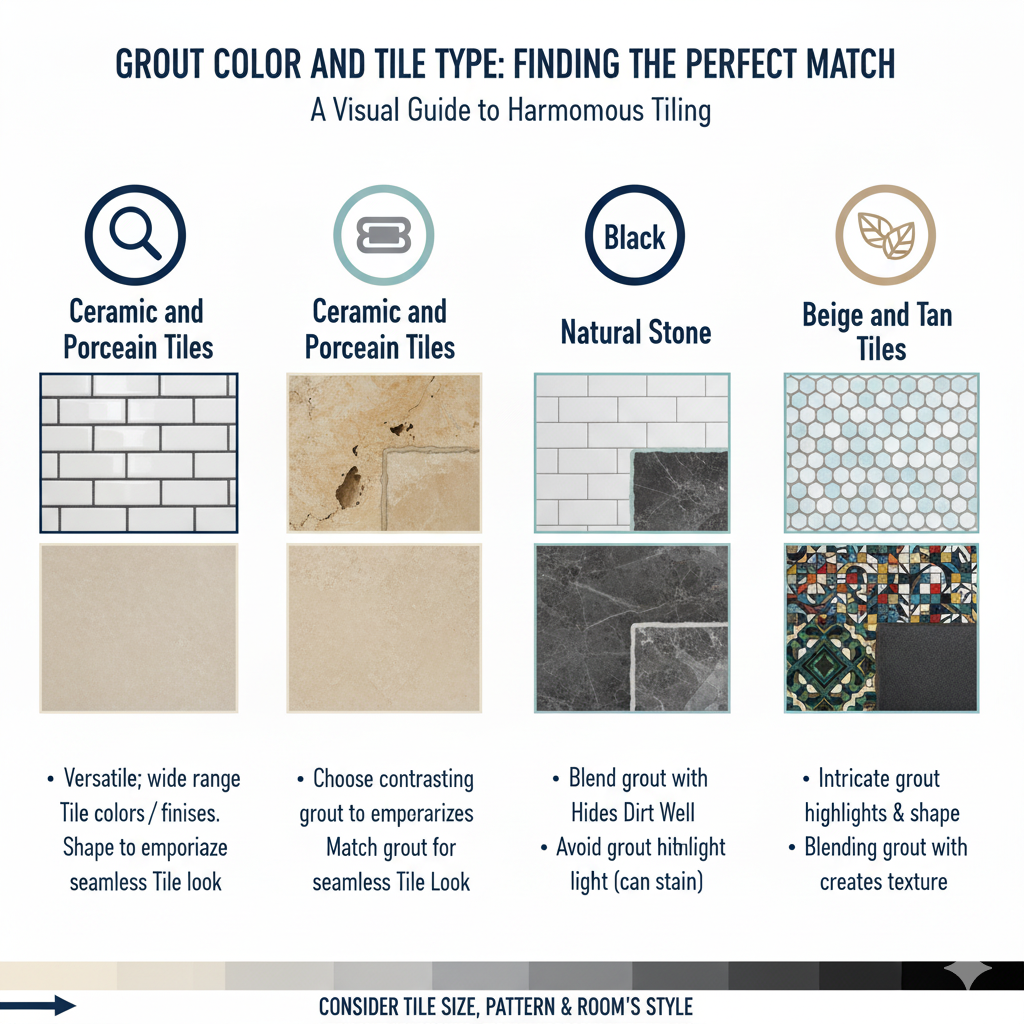 Grout Color and Tile Type: Finding the Perfect Match