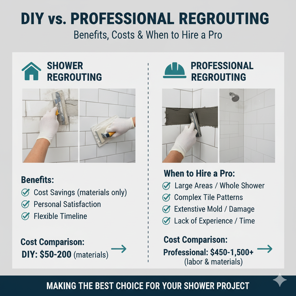 DIY vs. Professional Regrouting