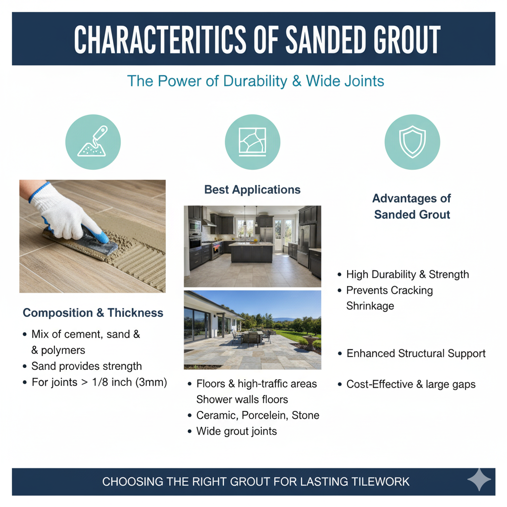 Characteristics of Sanded Grout