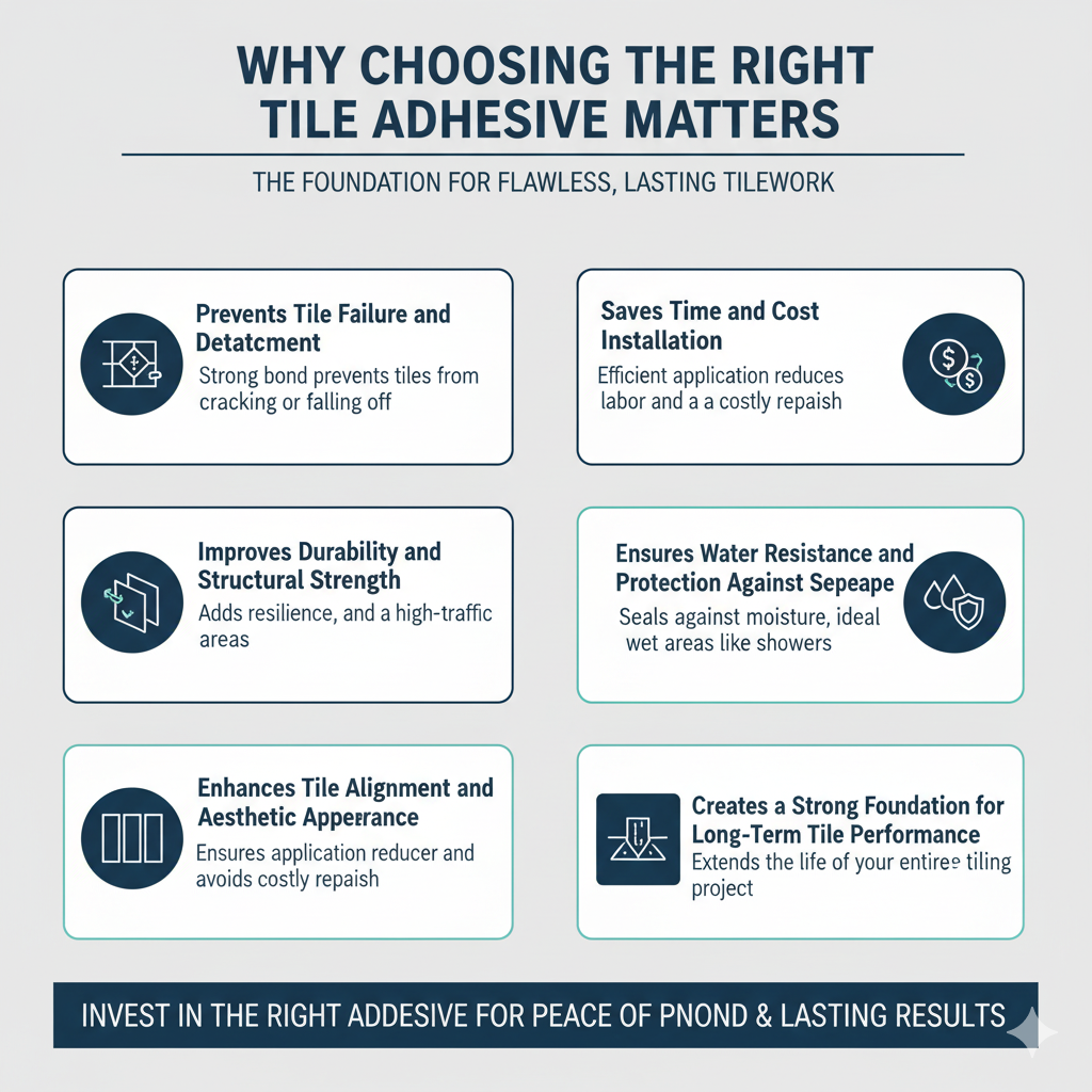 Why Choosing the Right Tile Adhesive Matters