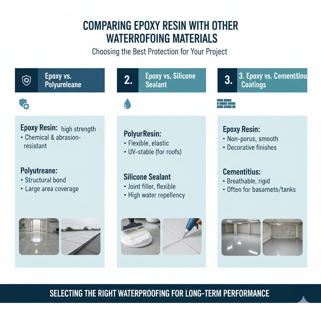 Comparing Epoxy Resin with Other Waterproofing Materials