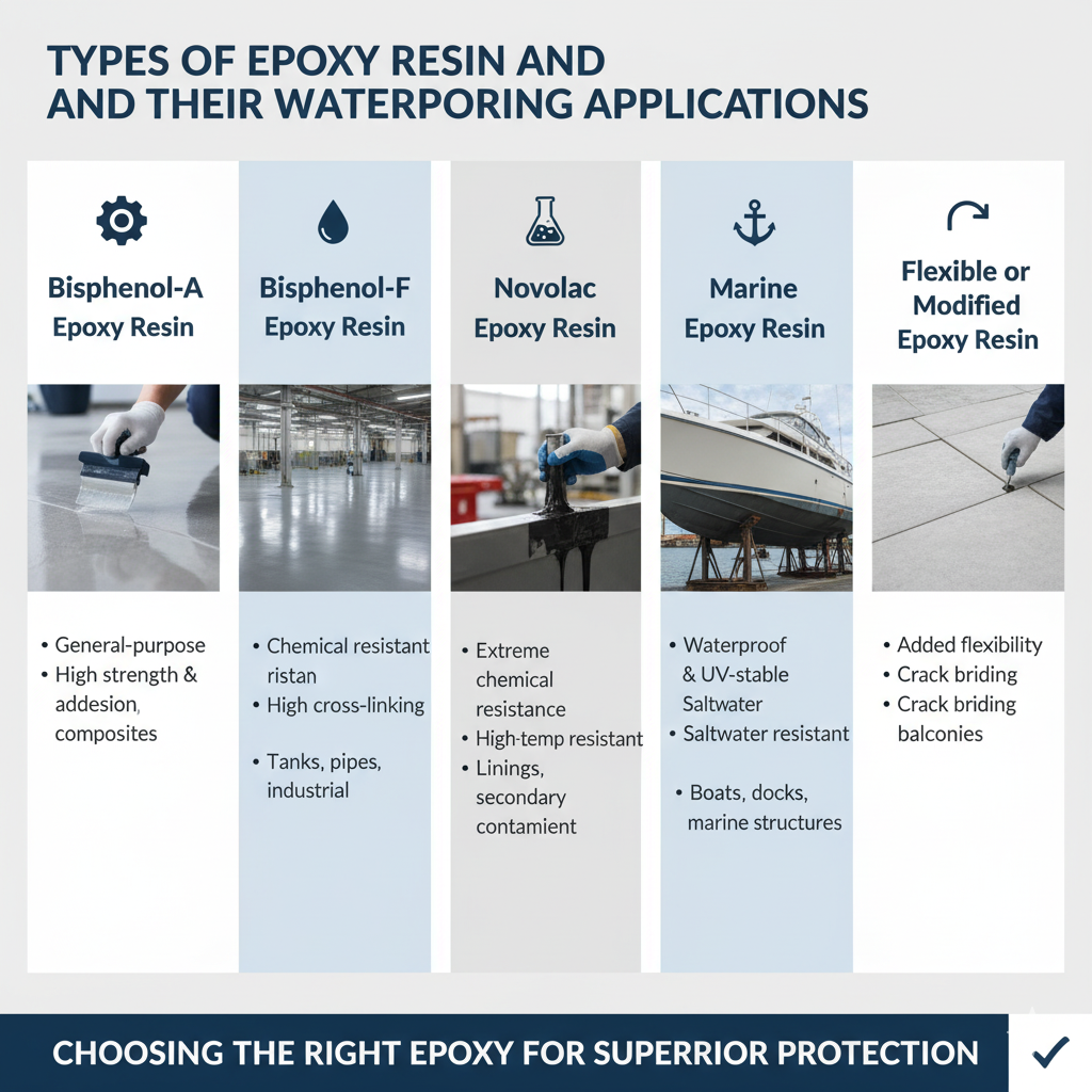 Types of Epoxy Resin and Their Waterproofing Applications