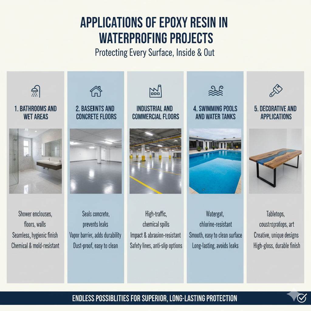 Applications of Epoxy Resin in Waterproofing Projects