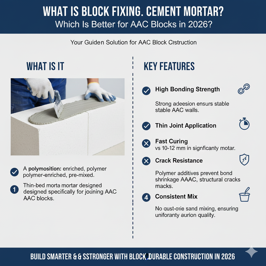 What Is Block Fixing Mortar