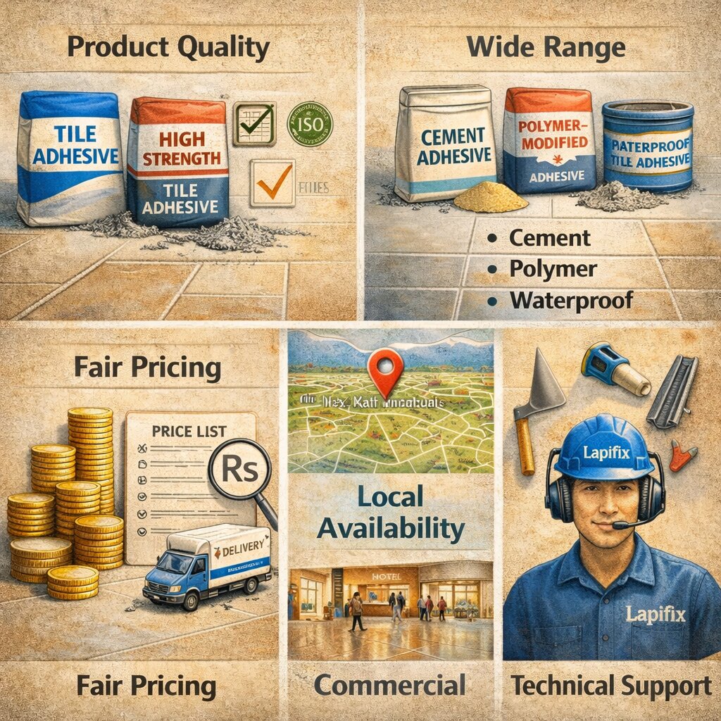 How to Choose the Best Tile Adhesive Supplier in Kathmandu