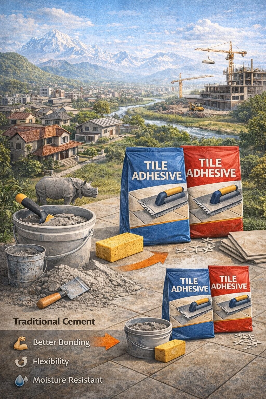 Overview of the Tile Adhesive Market in Chitwan