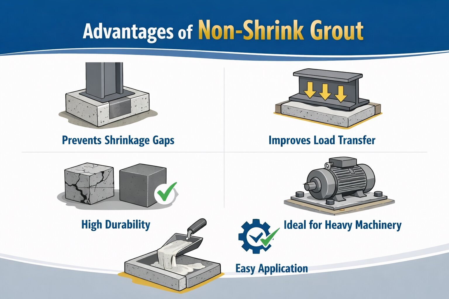 Advantages of Non-Shrink Grout