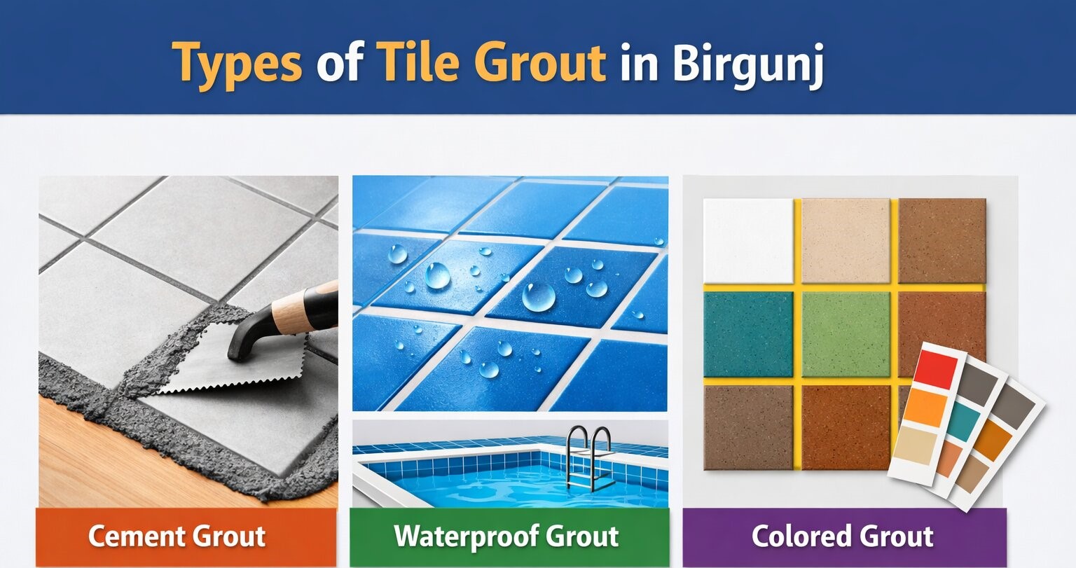 Types of Tile Grout Available in Birgunj
