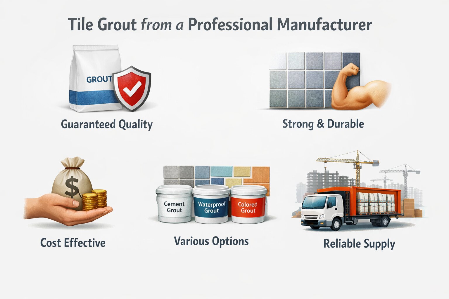 Benefits of Buying Tile Grout from a Professional Manufacturer