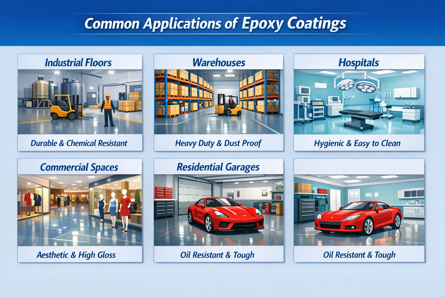 Common Applications of Epoxy Coatings