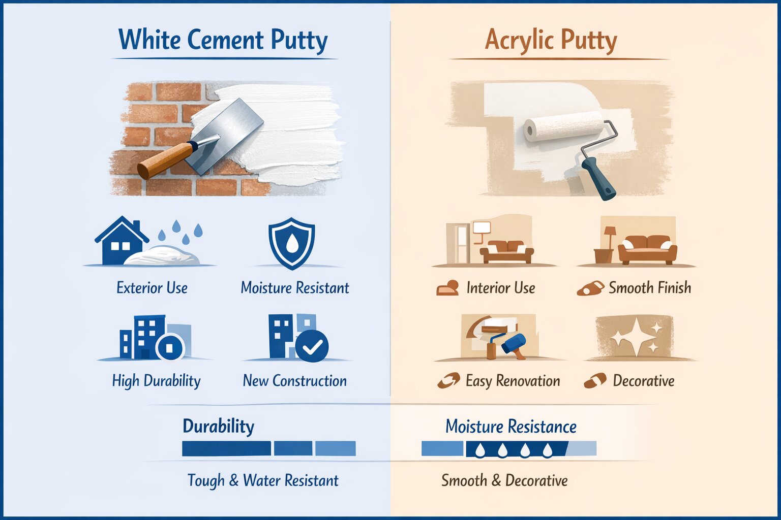 Types of Wall Putty