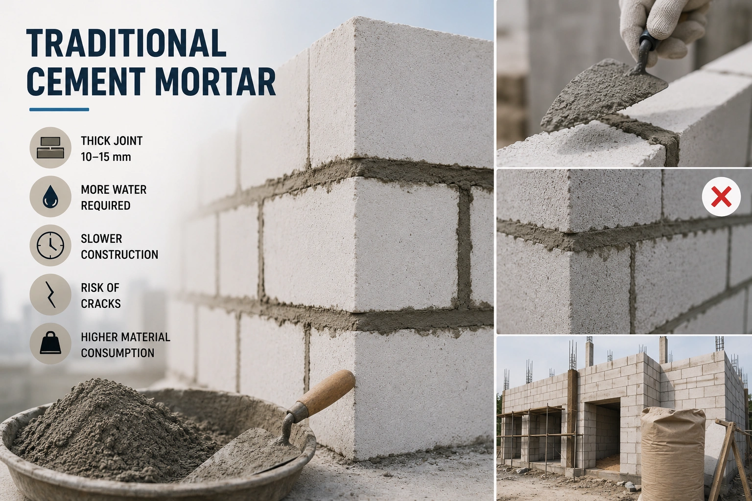 What is Traditional Cement Mortar