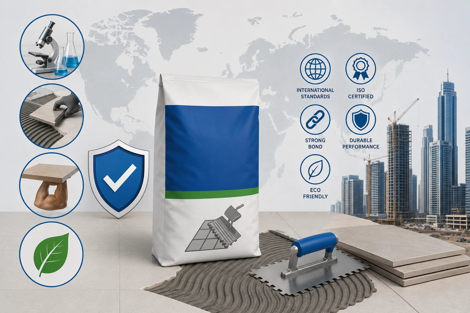 Are Indian Tile Adhesives Suitable for International Standards