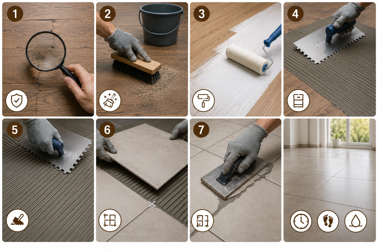 Step-by-Step Wooden Floor Tile Installation Guide