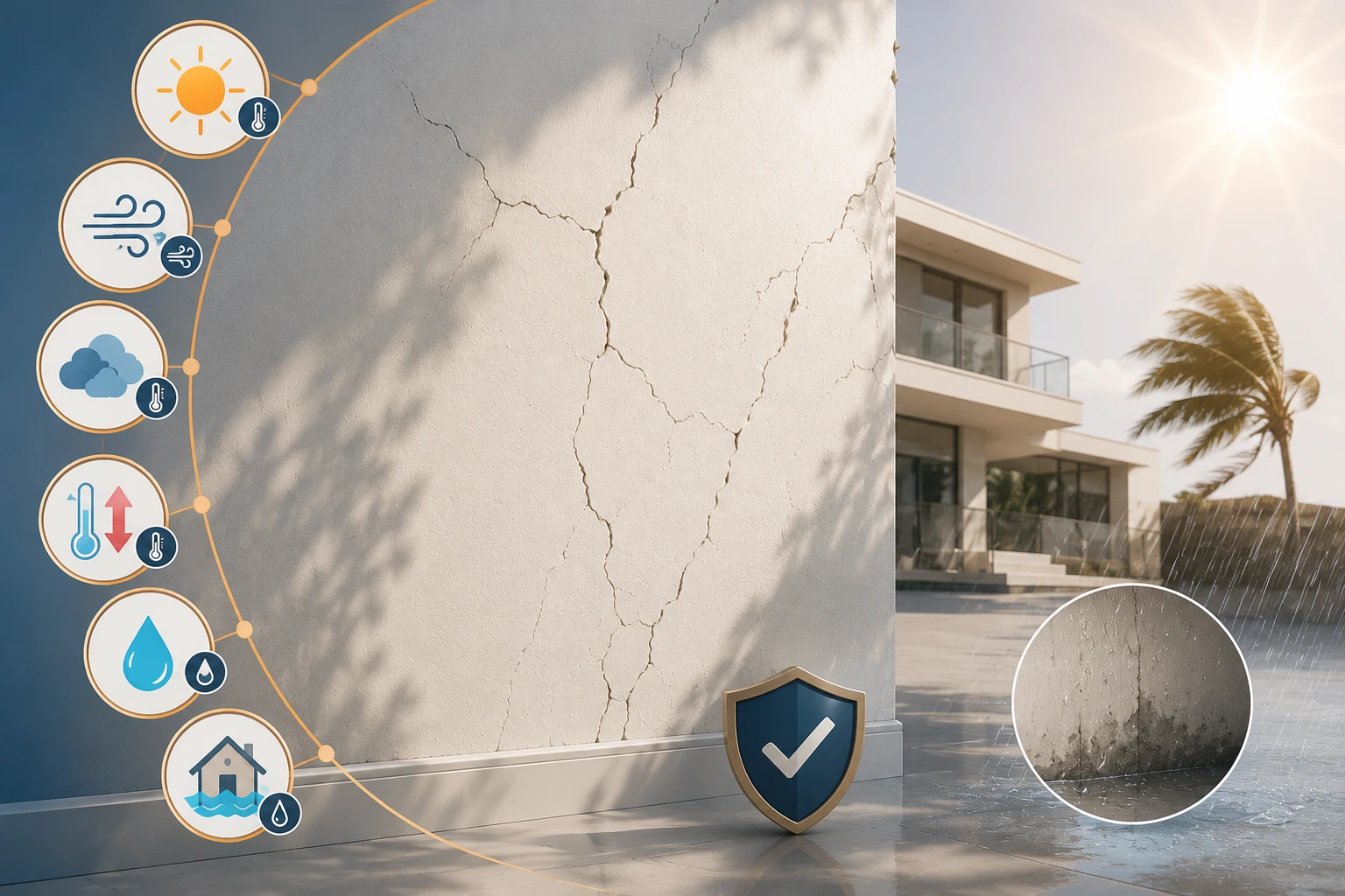 Environmental Factors That Cause Wall Putty Cracks