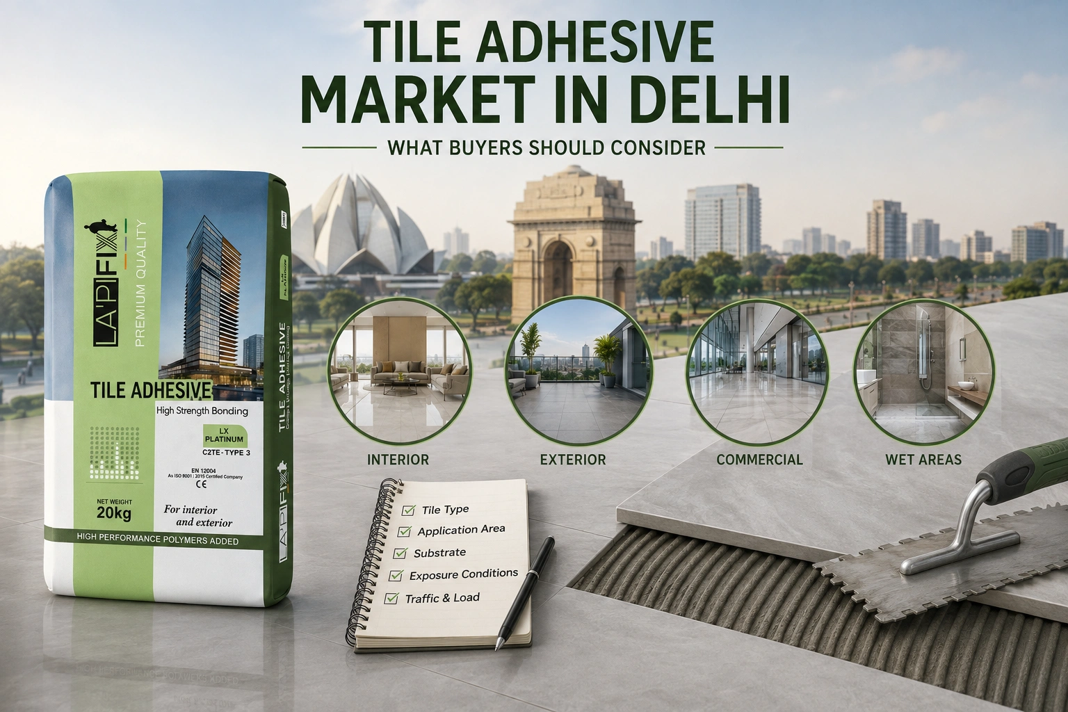 Tile Adhesive Market in Delhi