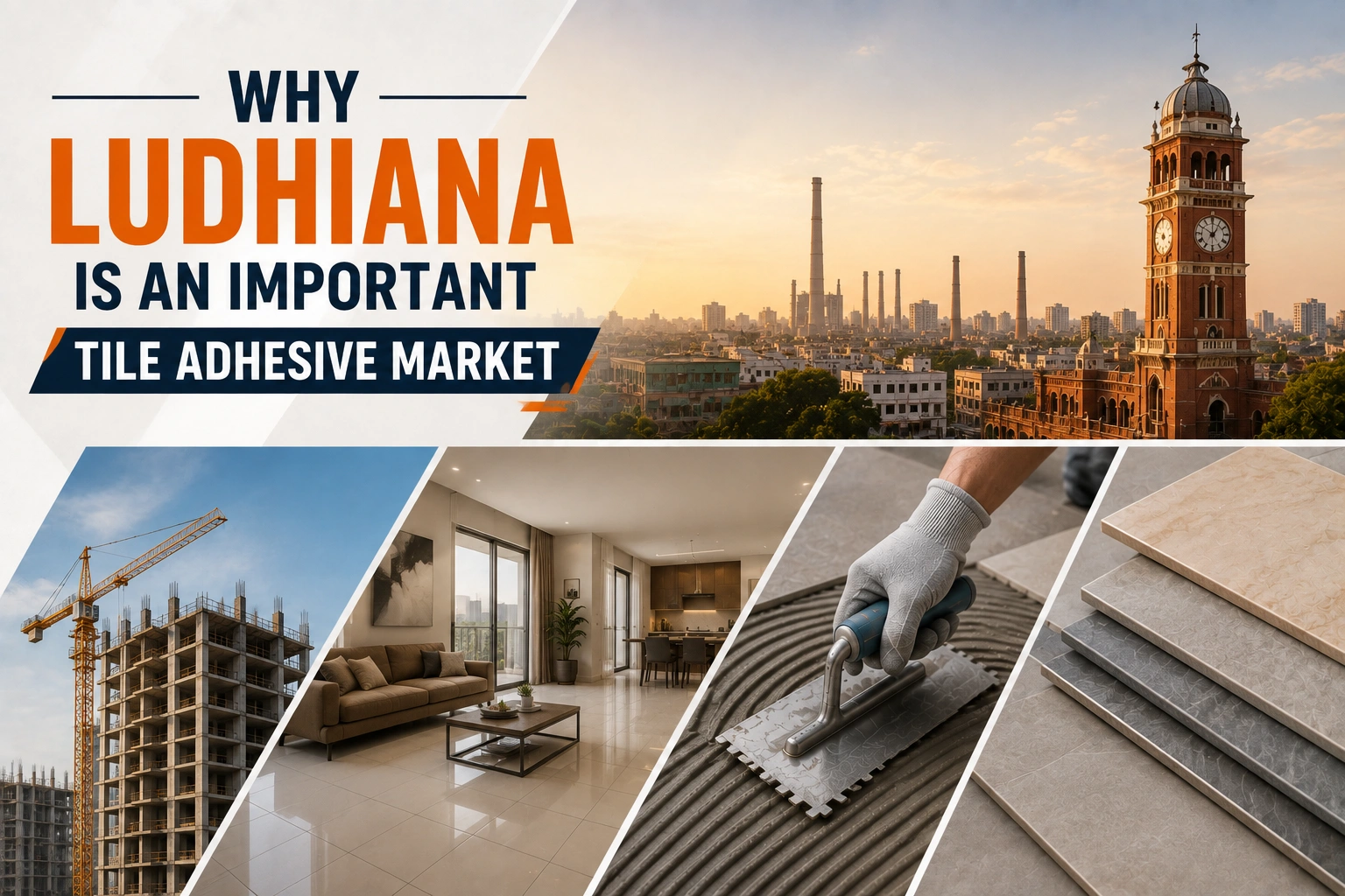 Why Ludhiana Is an Important Tile Adhesive Market