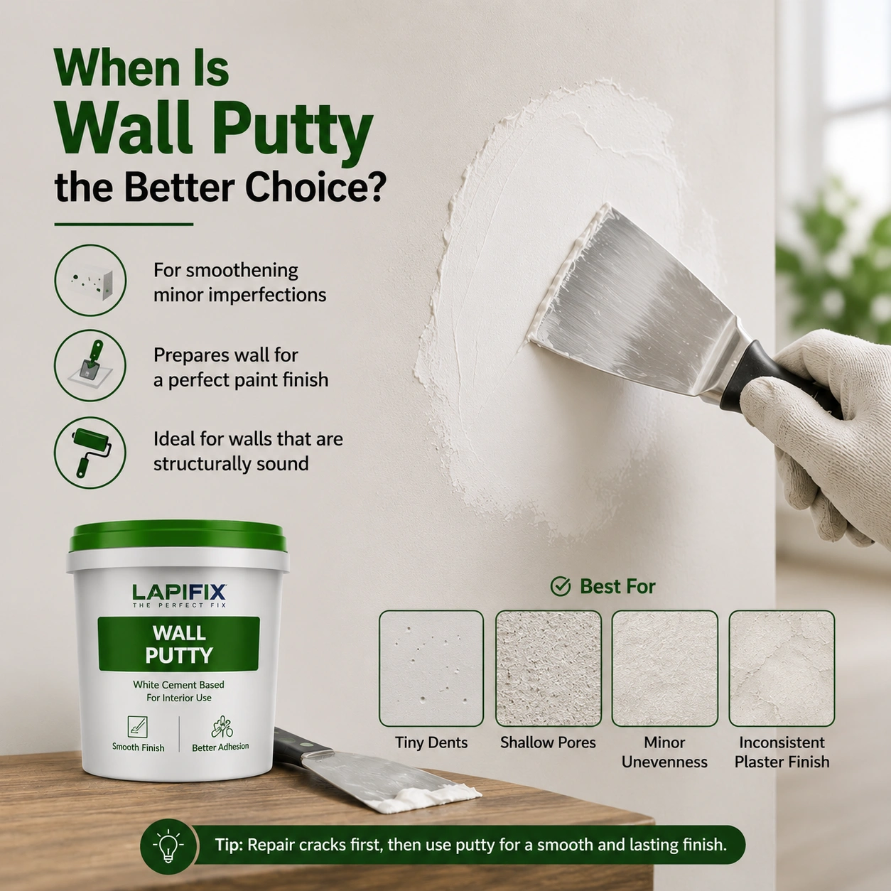 When Is Wall Putty the Better Choice
