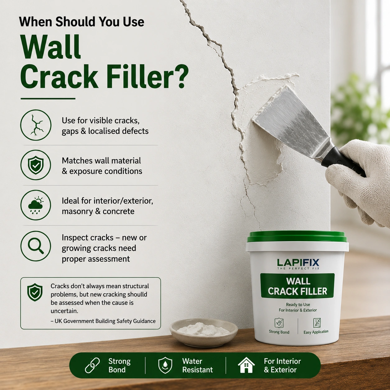 When Should You Use Wall Crack Filler