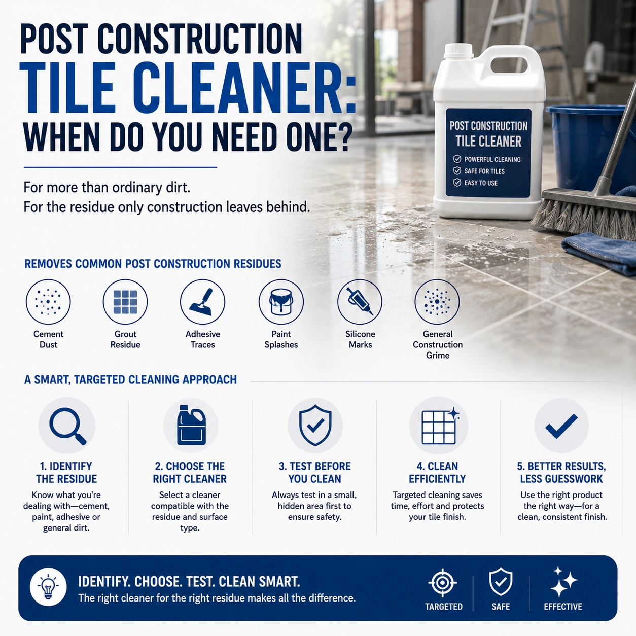 Post Construction Tile Cleaner