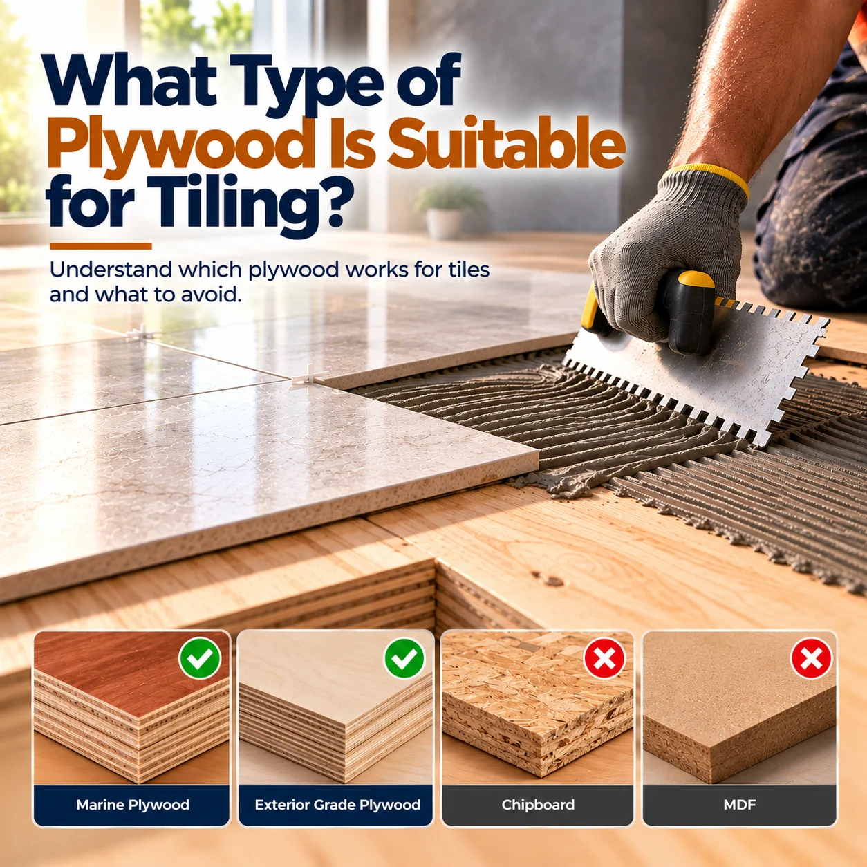 What Type of Plywood Is Suitable for Tiling