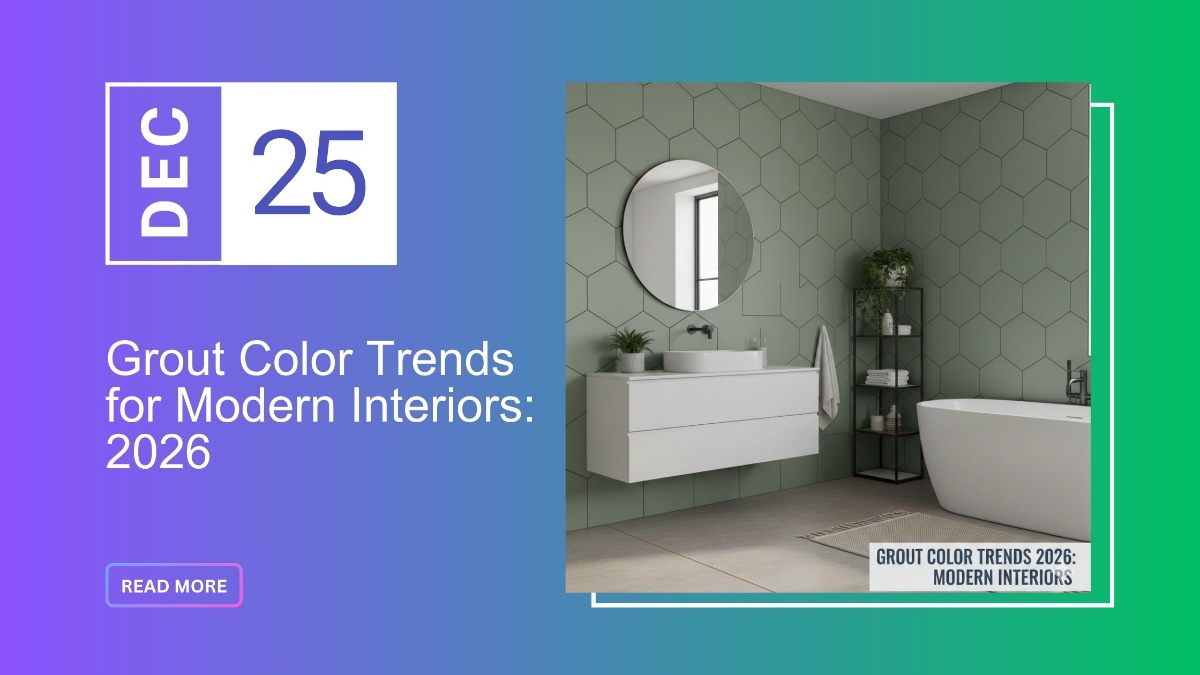 Grout Color Trends for Modern Interiors: 2026
