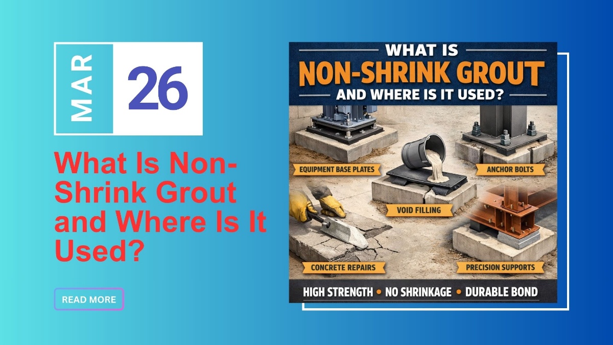 What Is Non-Shrink Grout and Where Is It Used
