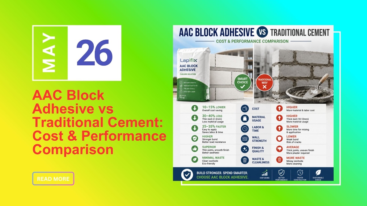 AAC Block Adhesive vs Traditional Cement: Cost & Performance Comparison