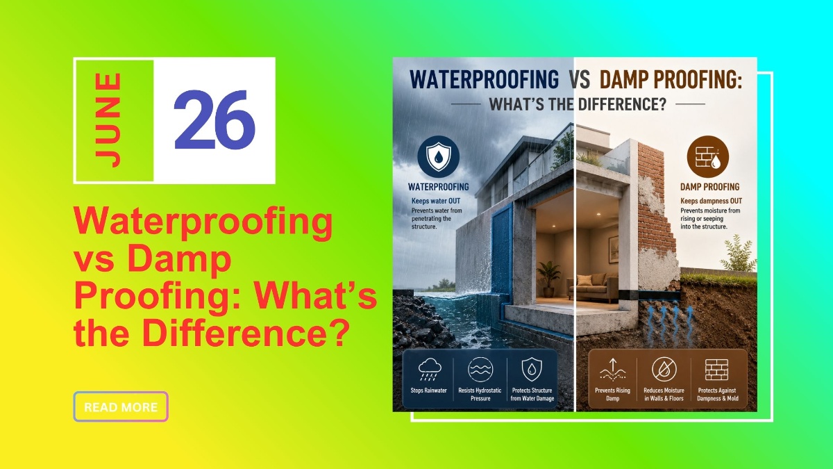 Waterproofing vs Damp Proofing: What’s the Difference?