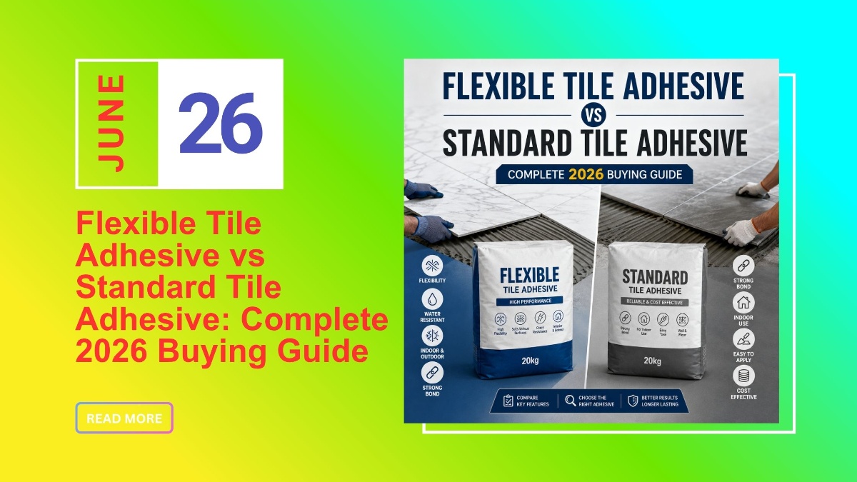 Flexible Tile Adhesive vs Standard Tile Adhesive Complete 2026 Buying