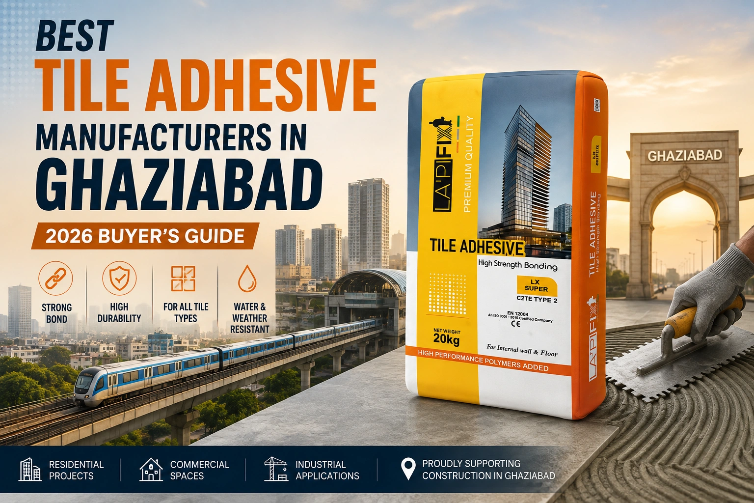 Best Tile Adhesive Manufacturers in Ghaziabad 2026