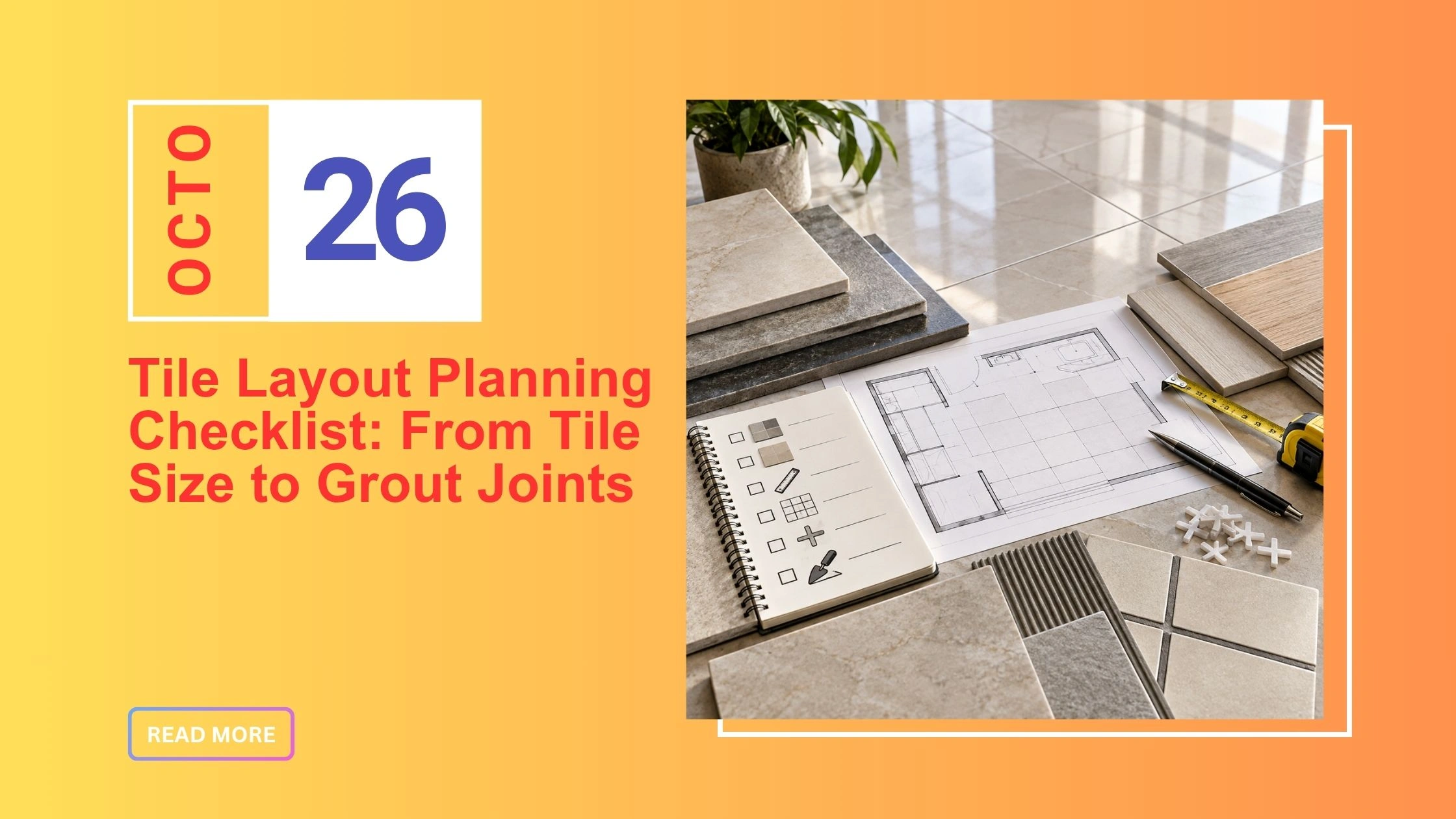 Tile Layout Planning Checklist: From Tile Size to Grout Joints